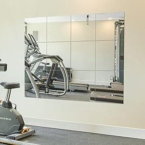 5. Peel-and-Stick Mirror Tiles