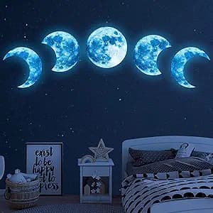 5. Moon Phase Wall Decals