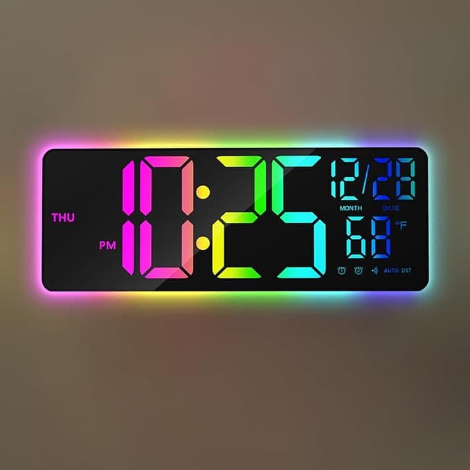 8. RGB Alarm Clock