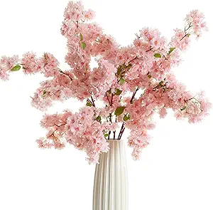 10. Faux Cherry Blossom Vase
